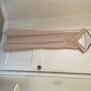 Blush bridesmaid dress